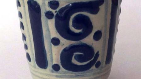 Vaso, siglo XVII. Foto Emma Yanes, INAH.