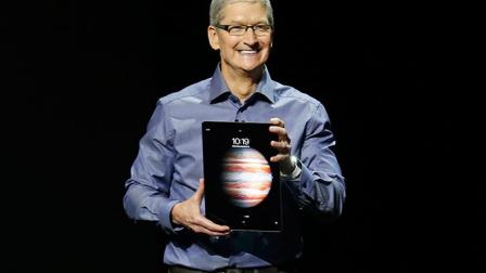 "Es el iPad más capaz y poderoso que jamás hayamos creado", aseguró el director ejecutivo de Apple, Tim Cook. Foto: Reuters
