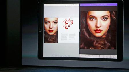 Adobe expuso parte de las herramientas con las que contará la tableta. Fotot: Reuters