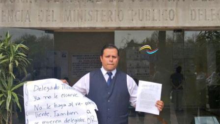 El director jurídico y de gobierno, Pedro Pablo de Antuñano, inició la denuncia correspondiente ante el Ministerio Público. Foto @ppdeantunano