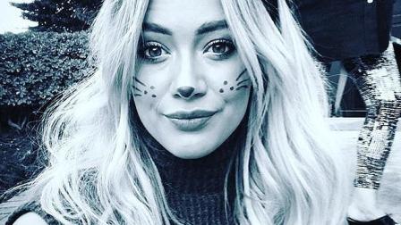 Hilary Duff como “gato” / Instagram 