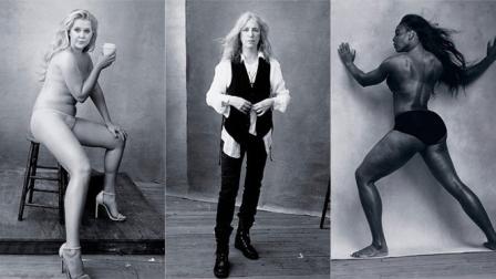 Amy Schumer, Patti Smith y Serena Williams. (Pirelli)