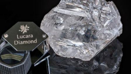 “Lesedi la Rona”, otro diamante sacado de la misma mina, es el segundo más grande descubierto, con una pureza de 1,109 kilates de gemología. Foto: Lucara