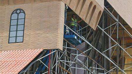La réplica de la Capilla Sixtina se encuentra en el Monumento a la Revolución. 