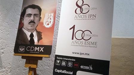 Lanza Metrobús tarjeta conmemorativa por los 80 años del IPN