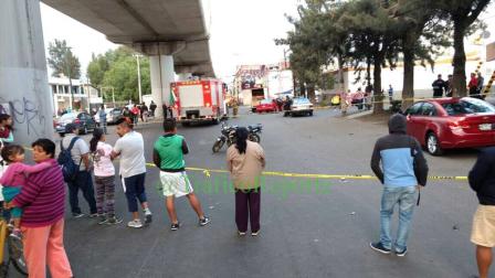 El incidente se registró en Avenida Tláhuac y General Mendoza; reportan dos personas lesionadas 