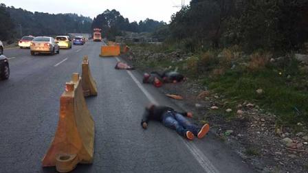 El suceso fue alertado por automovilistas. Foto: Especial 