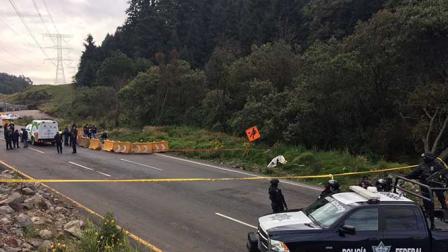 Policía Federal acordonó la zona para dar paso a la recuperación de evidencia. Foto: Héctor Cano