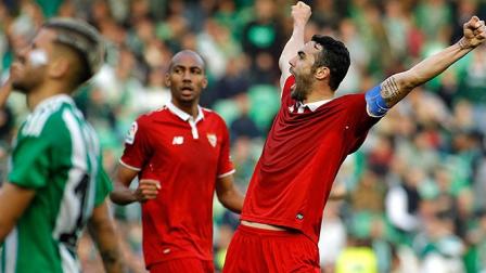 Sevilla es líder junto al Real Madrid tras ganar el Clásico andaluz