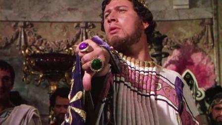 Peter Ustinov como Nerón, en la película 'Quo Vadis' de 1951. (IMDB)