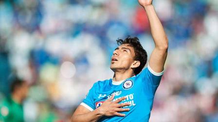 El festejo de Ángel Mena (Mexsport)