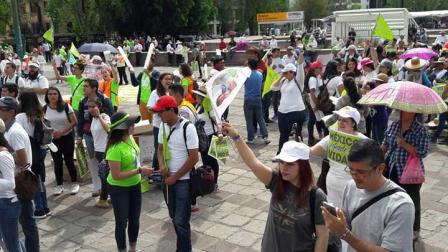 Son diversas organizaciones del país que se pronuncian en contra de las políticas que favorecen la aprobación del aborto. Foto Daniel Magaña