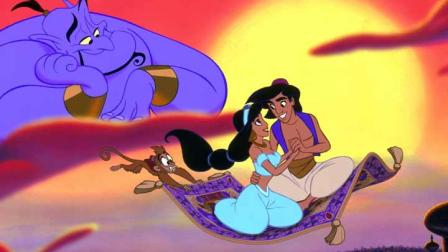 El actor Mena Massoud dará vida a Aladdin, Naomi Scott a la princesa Jasmine y Will Smith será el Genio. (Fotos: IMDb)
