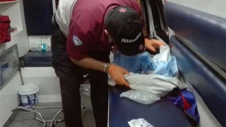 El nacimiento de una niña ocurrió en el cuarto del hotel Héroes de la colonia Guerrero. Foto: Mauricio Hernández