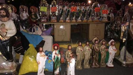 Desde este viernes, feligreses llegaron al  templo de San Hipólito para venerar a San Judas Tadeo. Foto: José Antonio