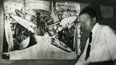 Diego Rivera no pudo terminar los murales que vestirían el Estadio Olímpico de Ciudad Universitaria (Cortesía)