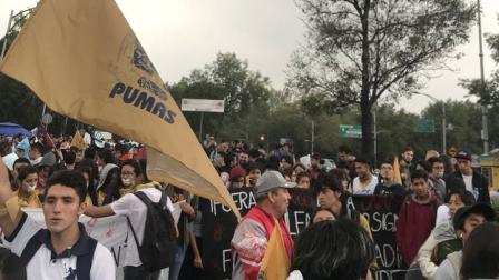 Reporta SSP 6 mil 500 personas en Marcha del Silencio. Foto tomada de la cuenta de twitter: @Soy_PaolaBO