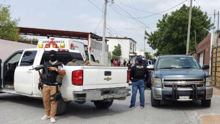 Un enfrentamiento entre la Policía Estatal Investigadora y hombres armados, que tuvo lugar a las afueras de la comandancia de bomberos de Reynosa, dejó saldo de tres detenidos. Foto: Especial