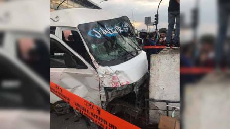 Fuerte accidente deja 14 heridos en Iztacalco