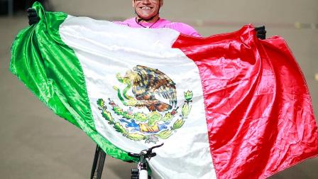 El mexicano Juan Pablo Cervantes se coronó en los 400 metros T54 (Notimex)
