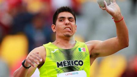 El mexicano José Ruiz obtuvo la medalla de bronce en la prueba de lanzamiento de bala (Notimex)