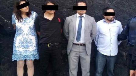 Los presuntos secuestradores fueron captados en flagrancia por los policías capitalinos. Foto: SSC