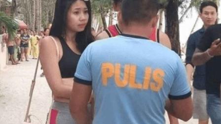 Arrestan a joven turista en Filipinas por usar bikini 'lascivo y erótico'