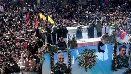 Estampida durante funeral de general iraní deja 40 muertos