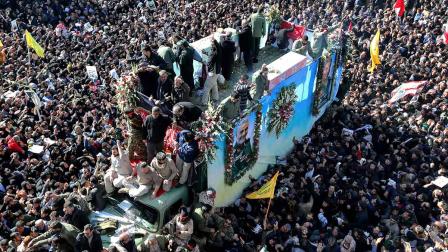 Estampida durante funeral de general iraní deja 40 muertos