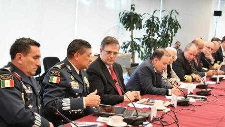 Olga Sánchez Cordero reiteró el compromiso del Gobierno de México para atender a migrantes, ‘a fin de asegurar que su ingreso a nuestro territorio sea de forma regular, ordenada y segura’.