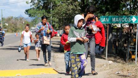 Olga Sánchez Cordero reiteró el compromiso del Gobierno de México para atender a migrantes, ‘a fin de asegurar que su ingreso a nuestro territorio sea de forma regular, ordenada y segura’.