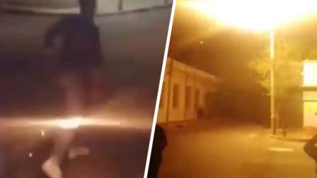 Jóvenes lanzan 'cuete' a poste de luz y causan gran apagón