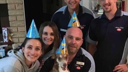 Así luce la familia 13 años después.