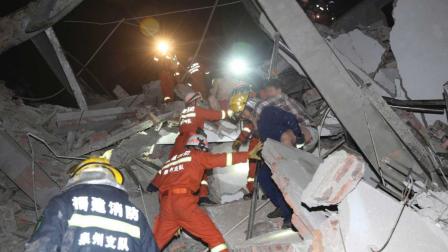 Se derrumba hotel usado para cuarentena en China