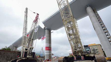 Acaban en tiempo récord el nuevo puente de Génova, tras derrumbe