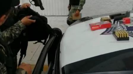En el Centro de Internamiento de Alcoholismo y Drogadicción A.C se decomisaron dos armas de fuego, una calibre 9 milímetros, un revolver y más de 70 casquillos útiles. Foto: Especial