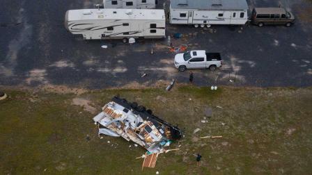Así arrasa 'Hanna' con la costa sur de Texas