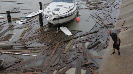 Así arrasa 'Hanna' con la costa sur de Texas