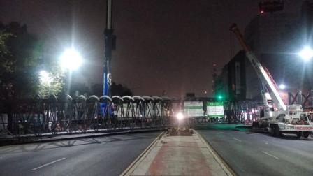 El retiro del puente también respondió a la solicitud de grupos y asociaciones civiles. Foto: Especiales