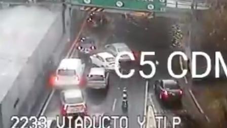 Tormenta inunda Viaducto, Periférico, Circuito Interior... 