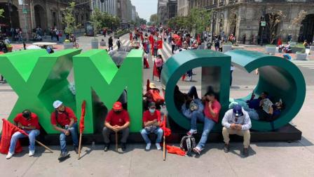 Se planta FPFV en avenida 20 de Noviembre tras marcha