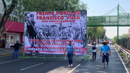 Se planta FPFV en avenida 20 de Noviembre tras marcha