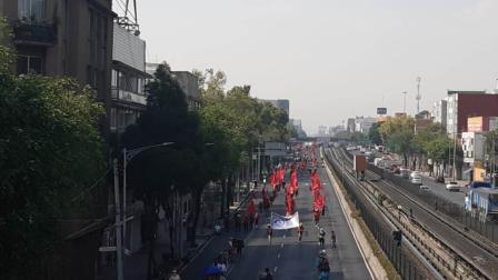 Se planta FPFV en avenida 20 de Noviembre tras marcha