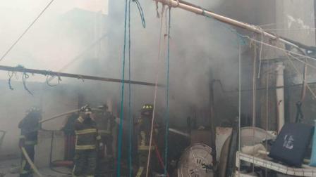 Extinguen incendio en lavandería de la Doctores