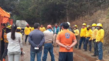 Controlan incendio en Bosque de Tlalpan