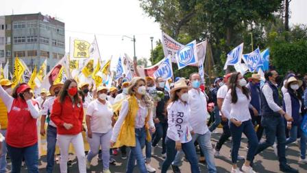 Llama coalición 'Va por CDMX' a defender voto popular