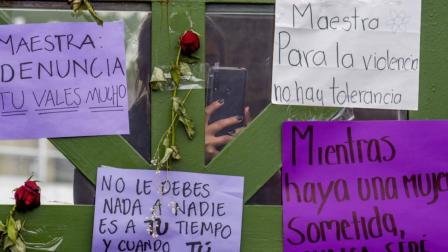‘Maestra: gracias a pesar de las circunstancias está de pie’