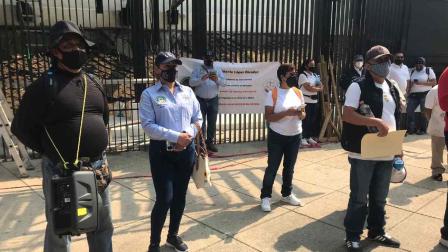 Policías marchan al Senado para exigir ratificación de la reforma al artículo 123