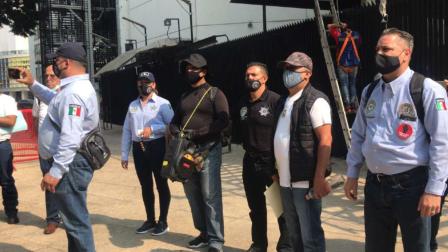 Policías marchan al Senado para exigir ratificación de la reforma al artículo 123