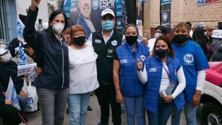 La candidata aseguró que trabajará para mejorar la seguridad en la demarcación. Foto: Especial